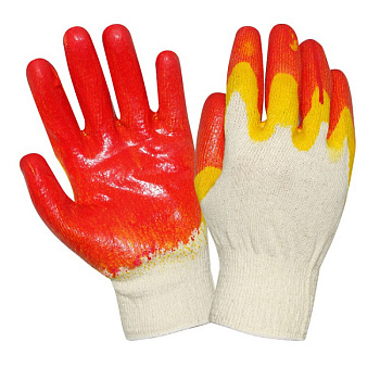 Перчатки трикотажные (с 2-м латексным покрытием) 24-2-005